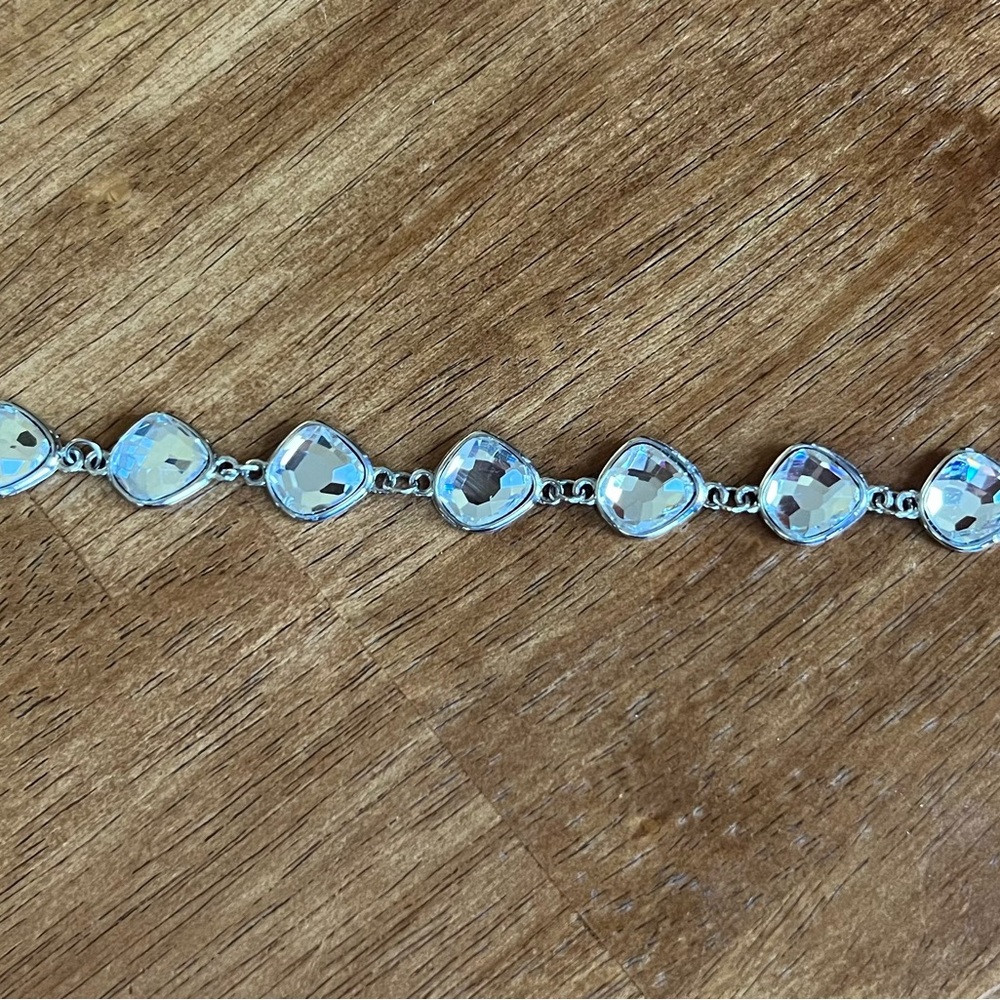 Large Beaded Rhinestone Bracelet - Picture 3 of 4